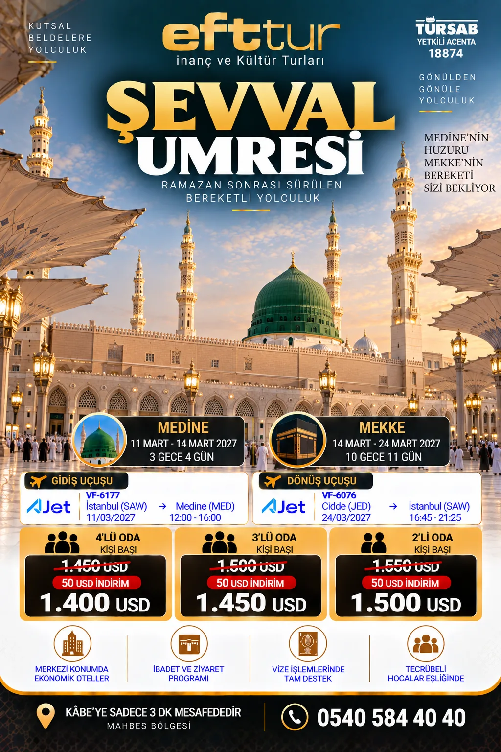 Şevval Umresi program afişi