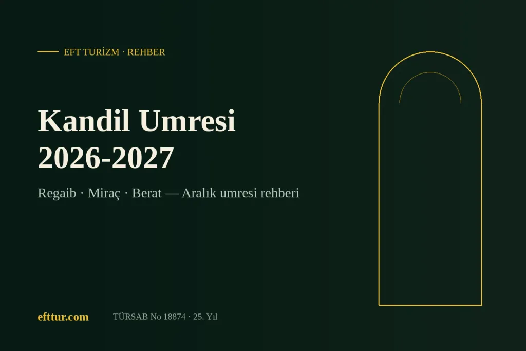 Kandil umresi 2026-2027 rehberi kapak
