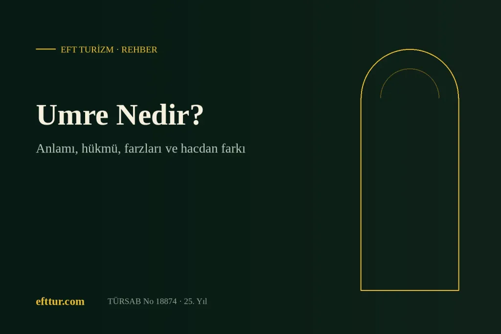 Umre nedir? Anlamı, hükmü, farzları ve hacdan farkı