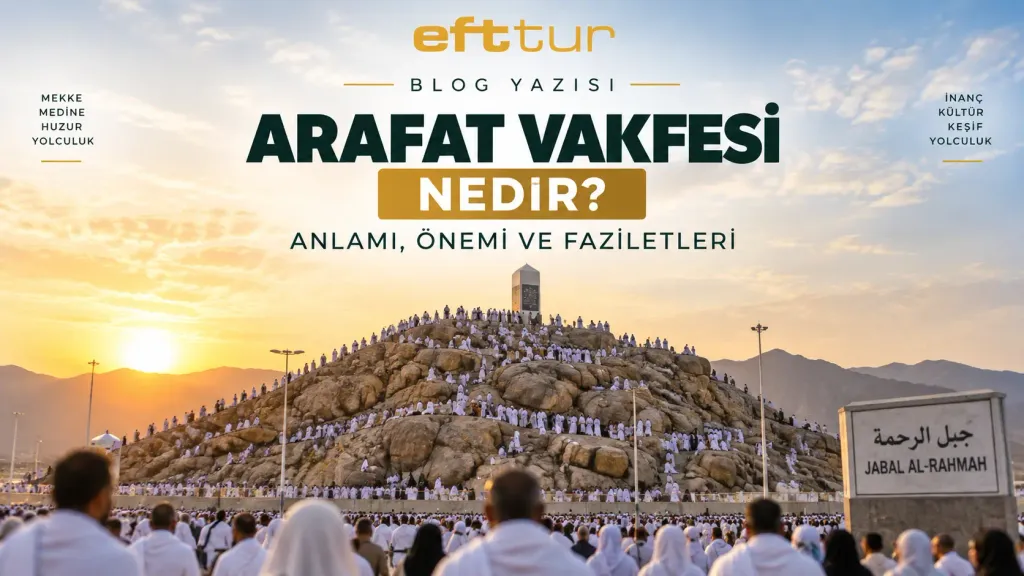 Arafat Vakfesi Nedir? Haccın En Önemli Rüknü: Vakti, Yeri ve Şartları