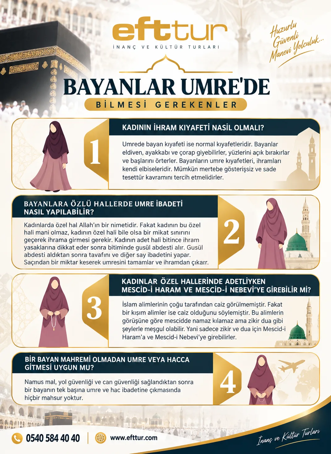 Kadınların İhram Yasakları