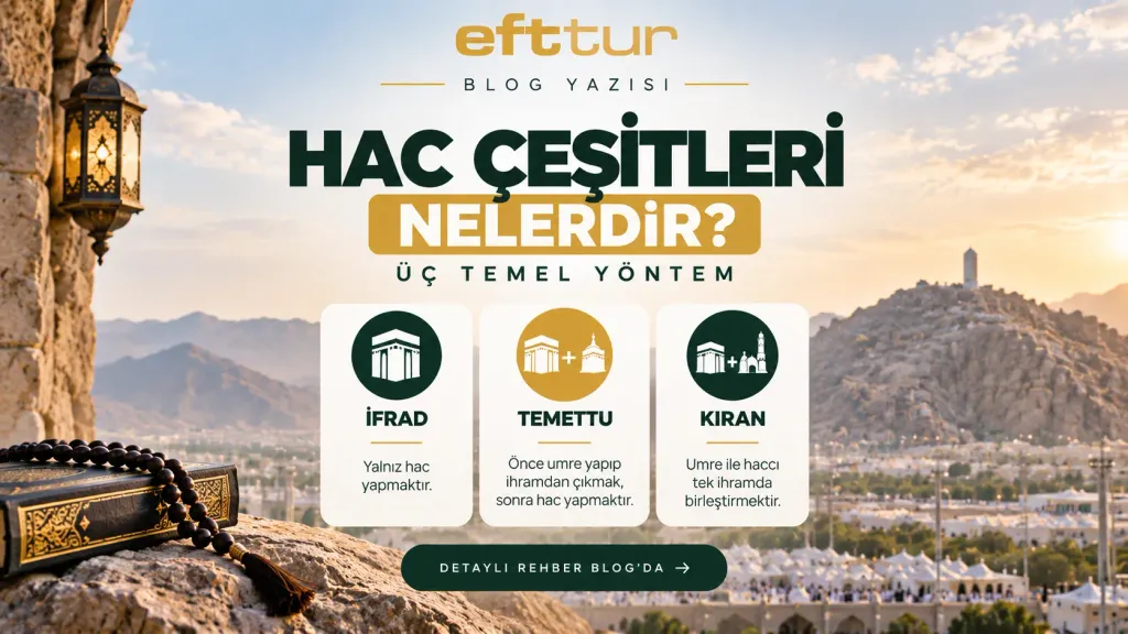 Hac Çeşitleri Nelerdir? İfrad, Temettu ve Kıran Haccı