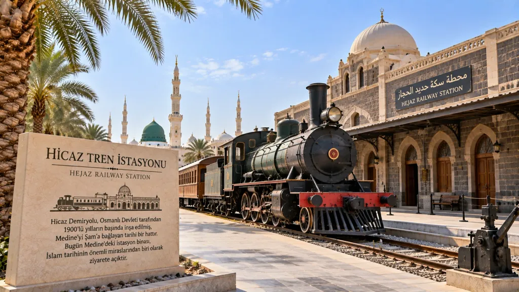 Medine Hicaz Tren İstasyonu: Osmanlı’nın Demiryolu Mirası, Tarihi ve Ziyaret Rehberi