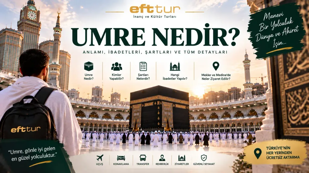 Umre Nedir? Anlamı, Hükmü, Farzları, Yapılışı ve Hacdan Farkı (2026-2027 Rehberi)