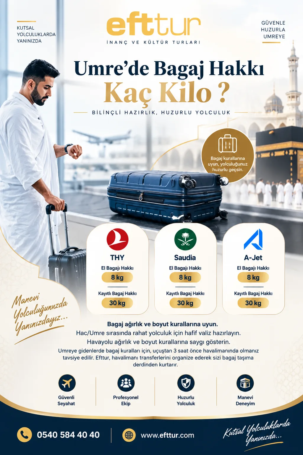 umrede bagaj hakkı