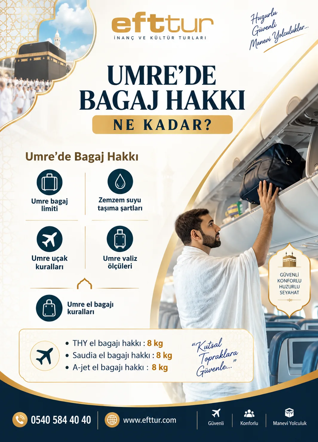 umrede bagaj hakkı