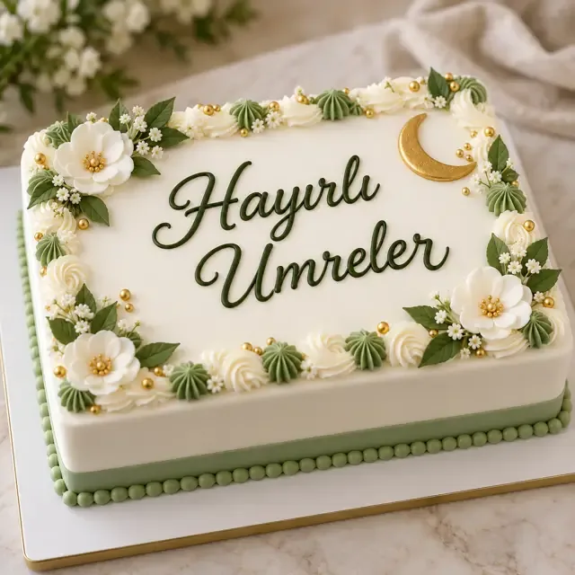 Umre Pastası Nedir, Nasıl Yapılır? Modelleri, Üzerine Ne Yazılır, Fiyatı Neye Göre Değişir? Uğurlama ve Karşılama Rehberi