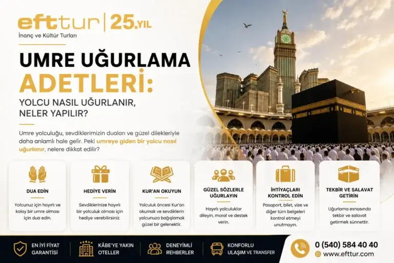 Umre Uğurlama Adetleri: Yolcu Nasıl Uğurlanır, Neler Yapılır?
