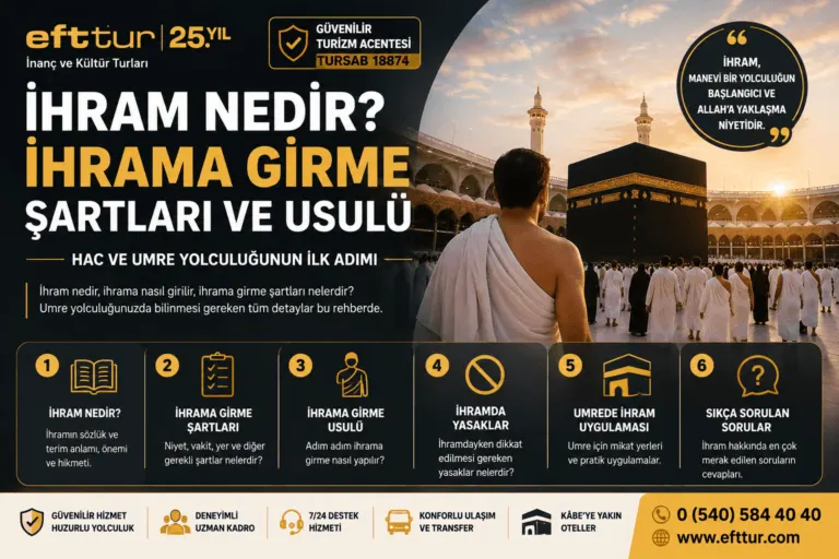 İhram Nedir? İhrama Girme Şartları ve Usulü